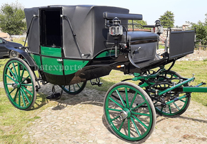 Carruaje de caballos funerarios blancos Fabricante de carros de caballos funerarios Buggy de caballos funerarios europeos a la venta - Product Image 2