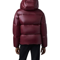 Vente en gros de vêtements d'hiver de qualité supérieure à la mode veste chaude pour hommes manteau rembourré veste à capuche bouffante personnalisée OEM