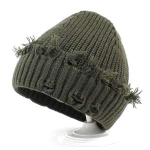 Customized <b>men</b> beanies <b>Men</b> Beanie Knitted Acrylic Fabric Unisex <b>Winter</b> <b>Hat</b> Beanie <b>Hats</b> Manufacturer - Product Image 3