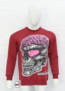 เสื้อกีฬาคอกลมผ้าฟลีซขนาดใหญ่สำหรับผู้ชายเสื้อพิมพ์ลายสกรีนโลโก้ออกแบบได้ตามต้องการ - Product Image 6