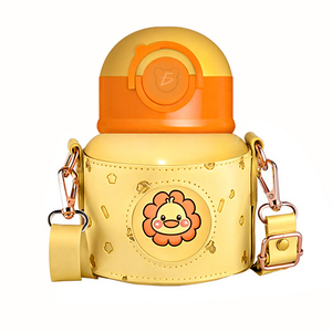 Thermos Portatile da 520ML con Design Cartoon, Bottiglia Termica in Acciaio Inox di Grado Alimentare per Viaggi dei Bambini - Product Image 2