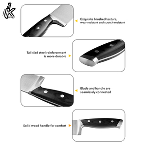 Juego de cuchillos de Chef de acero inoxidable de alto carbono de 8 pulgadas, hoja de Damasco de alta calidad de 5 pulgadas - Product Image 5