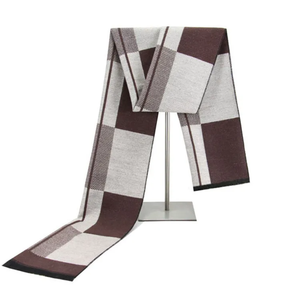 Bufanda de punto con logotipo personalizado de alta calidad, servicio de nueva moda, bufanda larga para discoteca para hombres - Product Image 2