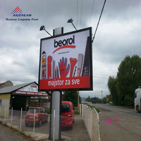 Panneaux ACP ACM pour enseignes publicitaires, impression numérique UV par sublimation