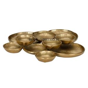 Nouveauté : Bol jetable en aluminium de haute qualité, robuste, écologique, design unique et fantaisie, 8 compartiments, style indien - Product Image 5