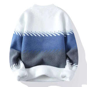 Sudaderas de estilo para hombre con logotipo personalizado, sudaderas con capucha y patrón geométrico para hombre - Product Image 2