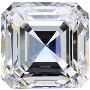 Diamant de laboratoire Asscher 3 carats D VS2 certifié IGI, taille Asscher, en vrac - Product Image 2