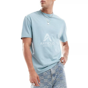 Top Trending Graphic Oversize Camiseta Unisex Heavy Cotton Fit Wholesale Plain Oversized T-Shirt 240GSM Tela de alta calidad - Product Image 4