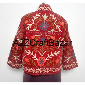 Chaqueta Corta de Otoño/Invierno con Bordado Elegante al por Mayor, Abrigo con Patrones Tradicionales, Ropa de Abrigo de Moda - Product Image 5