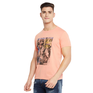 เสื้อยืดกีฬาคอกลมสำหรับผู้ชายเสื้อยืดแขนครึ่งแขนพิมพ์ลายสกรีน - Product Image 3