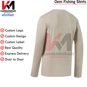 Camisetas de manga larga UPF 50 + para hombre, protección UV permanente, tela de secado rápido, senderismo, pesca, actividades en la playa - Product Image 4