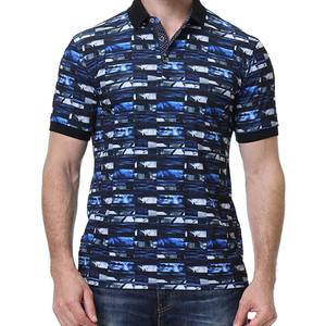 Camiseta Polo transpirable Lisa para hombre, estilo de golf de manga corta personalizada con diseño bordado opcional - Product Image 6