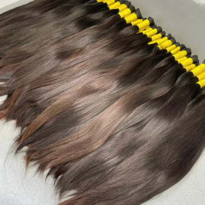 2025 Viet Nam Extensions de cheveux à donneur unique 100% cuticule alignée sans enchevêtrement sans perte de cheveux super doux en vrac un donneur - Product Image 3