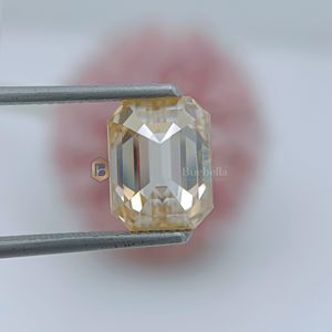 Bijoux faits à la main certifiés 20.0ct Hexagonal Cut Moissanite Loose Diamond 1.0ct Certified Hand-Cut Loose Diamond - Product Image 4