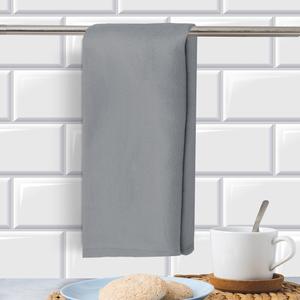 Ensemble de serviettes éponge unilatérales 100% coton plat en bambou tissé à carreaux conçu sur mesure pour un usage commercial domestique pour les serviettes de cuisine - Product Image 1