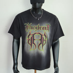 Camisetas Stonewash Personalizadas, Camiseta de Verano Nueva de Manga Corta, Moderna, para Hombre y Mujer, con Diseño Personalizado - Product Image 3