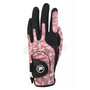 High Quality Custom Logo Sublimation <b>Golf</b> <b>Gloves</b> Soft Genuine Leather with Camo Printed Design - Product Image 3