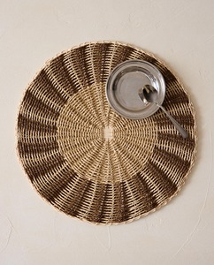 Mantel individual redondo de ratán marrón Productos ecológicos Hecho en Vietnam Mantel Decoración de mesa al por mayor - Product Image 6