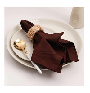 Servilletero Vajilla decorativa Tejida Granja Servilleteros de ratán Artesanía de diseñador rústico a precios razonables - Product Image 1