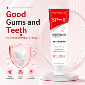 YAYASHI SP-6 Whitening <b>Toothpaste</b> 120g Probiotic Stain Removing Fresh Breath Adult Use - Product Image 2