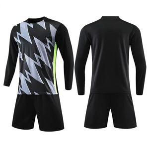 Club Football Uniformes Adulte Personnalisé Nom de l'équipe Demi Manches Maillot de Football Ensemble 100% Polyester Léger et Respirant - Product Image 4