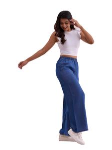 Jean slim taille haute en denim pour femme, coupe décontractée, épais et respirant, nouvelle collection hiver. - Product Image 2