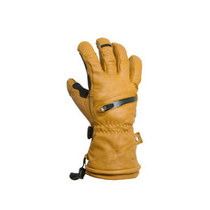 Vente en gros Gants de ski neige chauds résistants à l'eau et coupe-vent en cuir de vachette avec logo personnalisé imprimé oem - Product Image 5