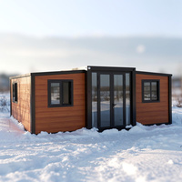 Maison conteneur modulaire pliable à prix d'usine, maisons préfabriquées miniatures personnalisables, prêtes à l'emploi