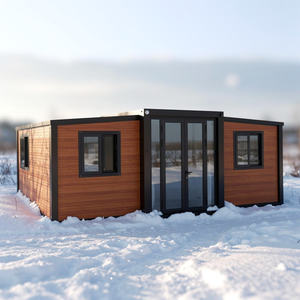 Maison conteneur modulaire pliable à <span class=keywords><strong>prix</strong></span> d'usine, maisons préfabriquées miniatures personnalisables, prêtes à l'emploi - Product Image 1