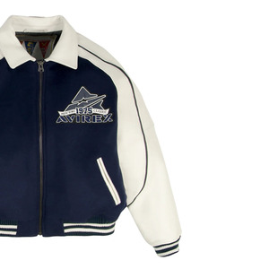 Chaqueta de Cuero Avirex Premium al Mejor Precio, Chaqueta de Invierno para Hombre, Cuero Genuino, Resistente al Viento e Impermeable, Tinte Liso, Todas las Tallas Disponibles - Product Image 2