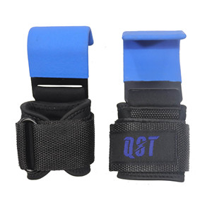 Nuevo gancho de levantamiento de pesas de entrenamiento de gimnasio para Pull Ups y Deadlift, filas de pesas de entrenamiento correa de gancho de Metal acolchado de neopreno ajustable - Product Image 1