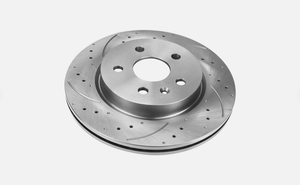 Rotores de Freno Delanteros/Traseros Perforados y Pastillas de Freno de Cerámica para Chevy Impala 2014-2020 - Product Image 3