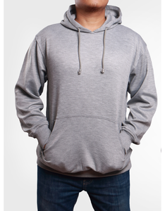 Sweat-shirt à capuche en molleton vert uni pour homme, coupe classique, pull décontracté avec poche avant, 100% coton, vêtement d'automne - Product Image 5