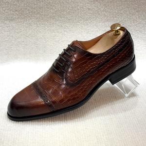 Zapatos de Trabajo Duraderos de Cuero Vacuno con Forro Antiolor y Tacón Antideslizante, Zapatos Casuales para Hombre, Zapatos para Uso Diario - Product Image 4