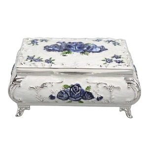 Unique Luxury Look Gold and Black Jewellery <b>Box</b> Handmade <b>Storage</b> Stand Ideal for Ring Earrings Necklaces Bracelets and Keepsakes - Product Image 2