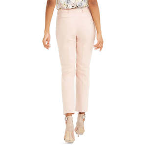 Pantaloni Eleganti da Donna Calvin Klein, Taglia Petite, Rosa, Gamba Dritta, Vita Alta, Stile a Matita, Tecnologia Anti-Piega, Taglia XL - Product Image 2
