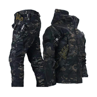 Vêtements de chasse camouflage pour hommes avec veste multipoches en tissu Soft Shell Bayer anti-UV et pantalon confortable