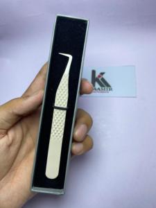 Pinces à épiler pour extensions de cils en fibre de précision en gros, pointe lisse à prix compétitifs - Product Image 2