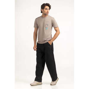 Camiseta Oversize de Corte Regular MN-TS-SS25-044, 280 Gramos, Jersey con Patrón Comprimido, Impresión Gráfica Disponible, Métodos de Impresión DTG y Serigrafía - Product Image 2