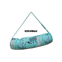 Sac de rangement pour tapis de yoga de Bohème en coton écologique fait à la main avec design pliant pour la salle de sport et le yoga