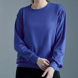 Sweat-shirt surdimensionné pour femmes OEM coton à manches longues coupe ample pull confortable haut tendance doux écologique Premium en vrac - Product Image 6