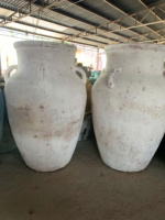 Pot de fleurs en céramique émaillée, pot de jardin en terre cuite, artisanat vietnamien, pots décoratifs faits à la main, céramique d'argile vintage
