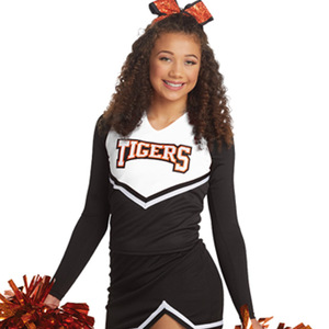 Prix de gros Costume pour filles uniformes de premier plan Cheer meilleure quantité uniformes de Cheerleading à vendre - Product Image 2