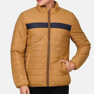 Nouveauté d'hiver d'usine veste à manches longues pour hommes avec vestes à manches bouffantes imprimées avec logo personnalisé - Product Image 1