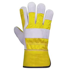 NEW Arrival Gants de travail en cuir Gréeur canadien Gants WOking Gants de sécurité en cuir de vache fendu Meilleure protection en main - Product Image 1