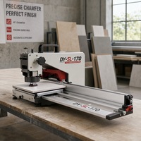 Machine automatique de chanfreinage de carreaux DY-SL-170 avec rail de guidage, module de rainurage et de chanfreinage de haute précision de cinquième génération, meuleuse d'angle