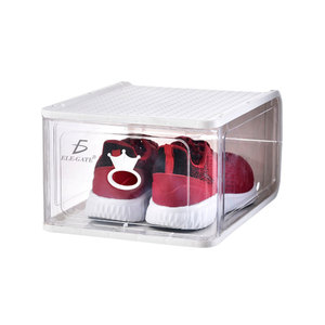 กล่องเก็บรองเท้าแบบพับได้ใส 4 ชิ้น ช่วยประหยัดพื้นที่ โชว์คู่รองเท้าสุดโปรดของคุณได้ น้ำหนักเบา - Product Image 4