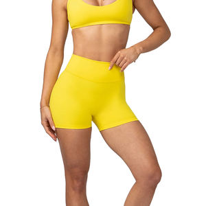 Pantalones cortos de gimnasio alto para mujer Casual Mid Fitness Activewear Plus Size Yoga Scrunch Butt Sports Essential Washed Wholesale Workout - Product Image 4