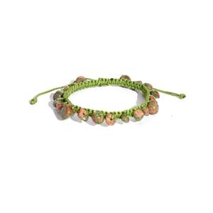 Nays Handmade Green Querces Autumn <b>Bracelet</b> Elegant Minimalist Jewelry for Women Fall Fashion GiftAccessory <b>Bracelet</b> Trendy Look - Product Image 2