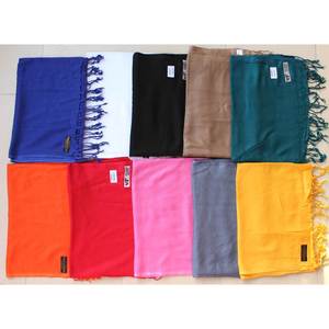 Women's Lightweight Solid Colour Pashmina <b>Shawl</b> <b>Wrap</b> Scarf Wholesale Lot of Neck <b>Wraps</b> Headpiece & Neckerchief - Product Image 5